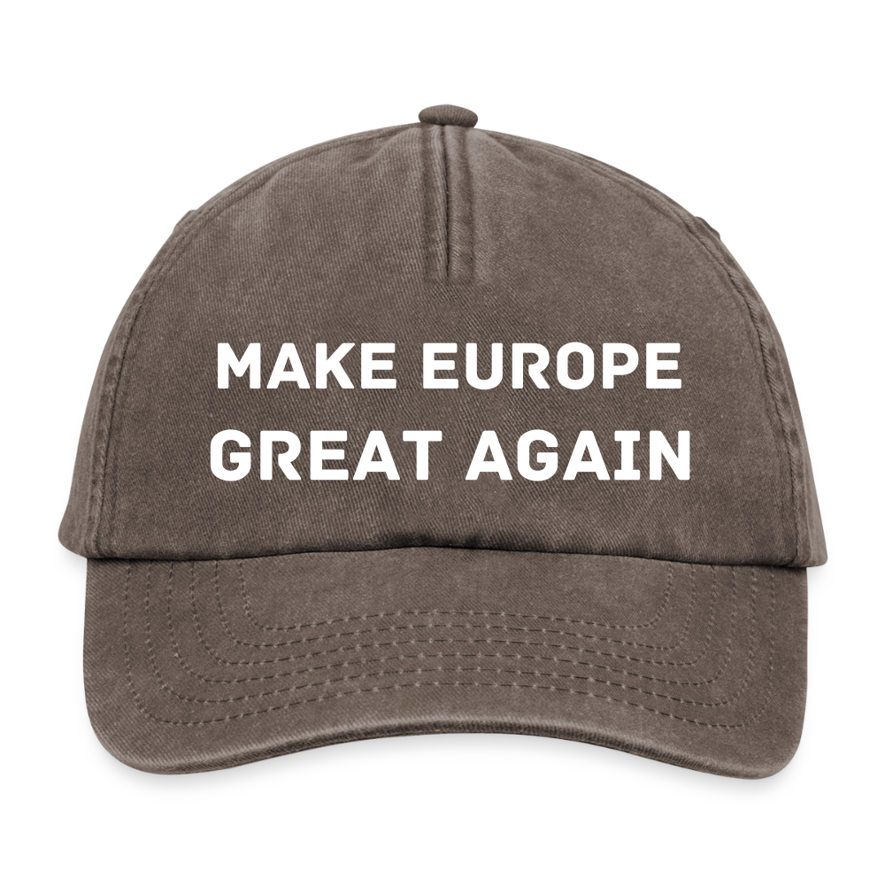 Relaxed Vintage Cap - vintage brown